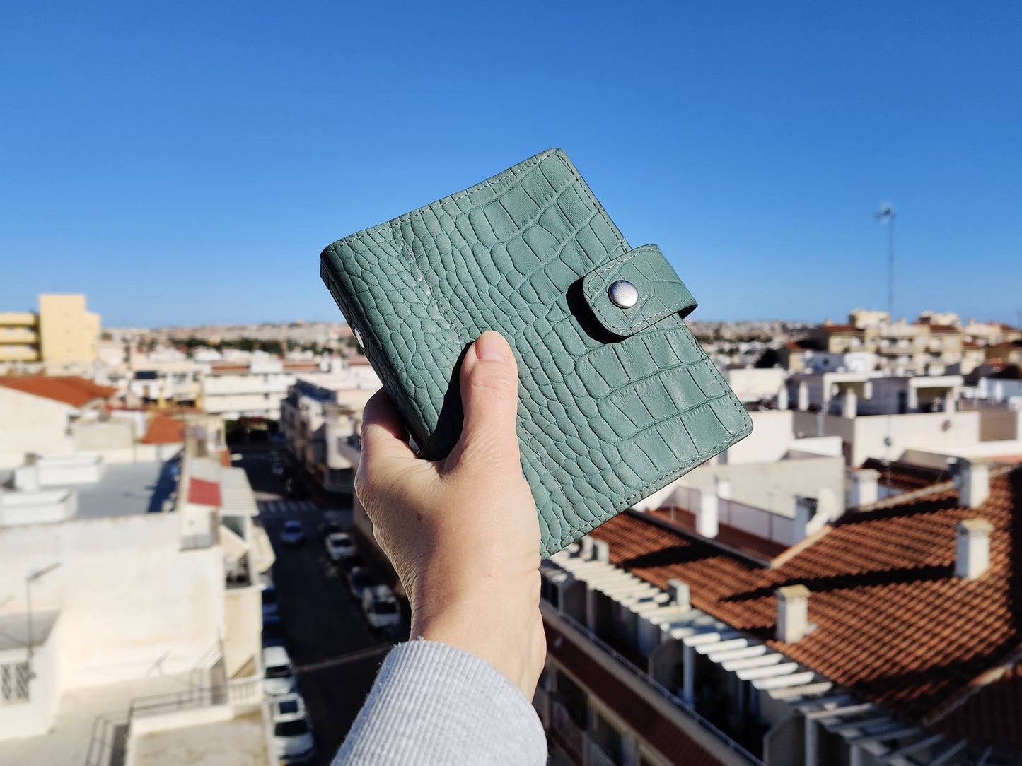 Leather Ring Planner - Organizer With Inserts 25mm Rings (Pocket size)