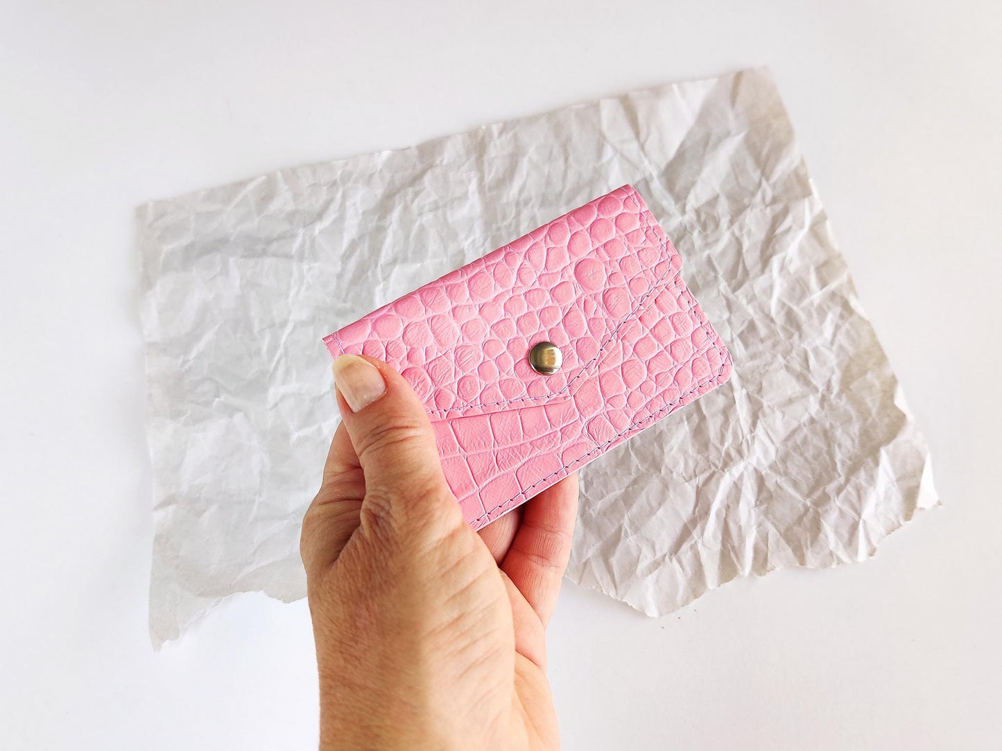 Leather cardholder