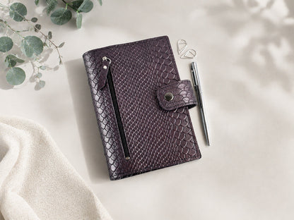 Leather Ring Binder - Planner Notebook Cover (Personal Size)