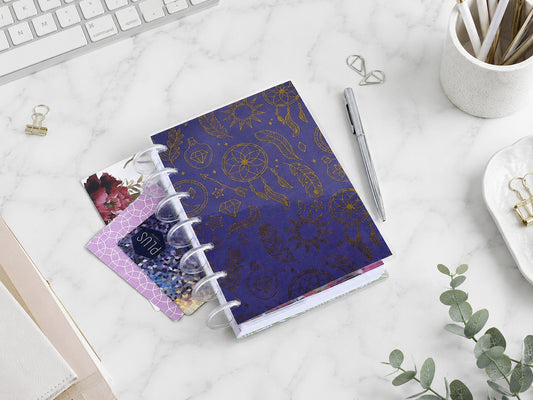 Discbound Notebook - Lined, Dotted, Grided Pages (HP Mini Size)