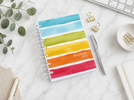 Discbound  Planner Notebook - Vertical Week (HP mini size)