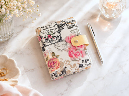 Fabric Planner Binder - 6-ring planner cover (Pocket size)