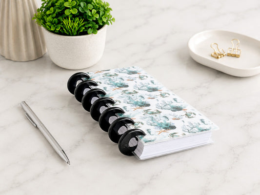 Discbound Planner Notebook - Sea Collection (HP Skinny Mini Size)