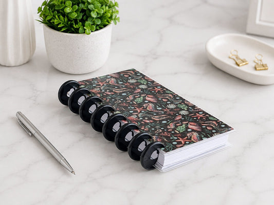 Discbound Planner Notebook - Sea Collection (HP Skinny Mini Size)