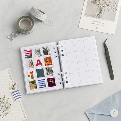 Stamp Punch Notebook - "A scrap a day" Junk Journal for Cut-Outs
