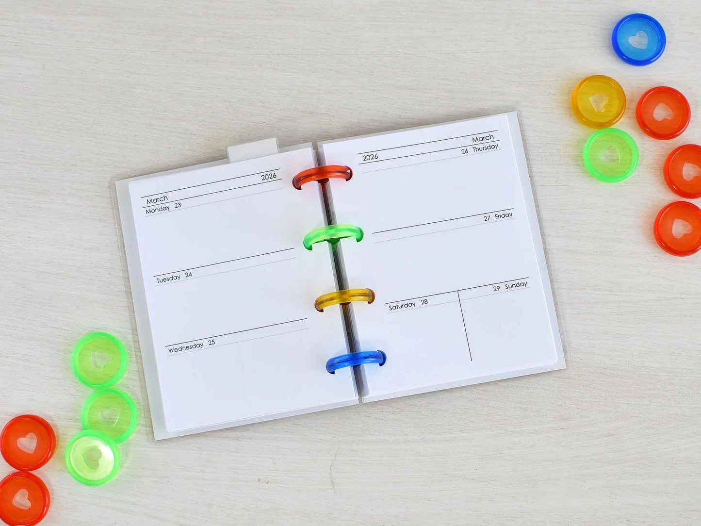 HP Micro planner inserts - Happy Planner refill