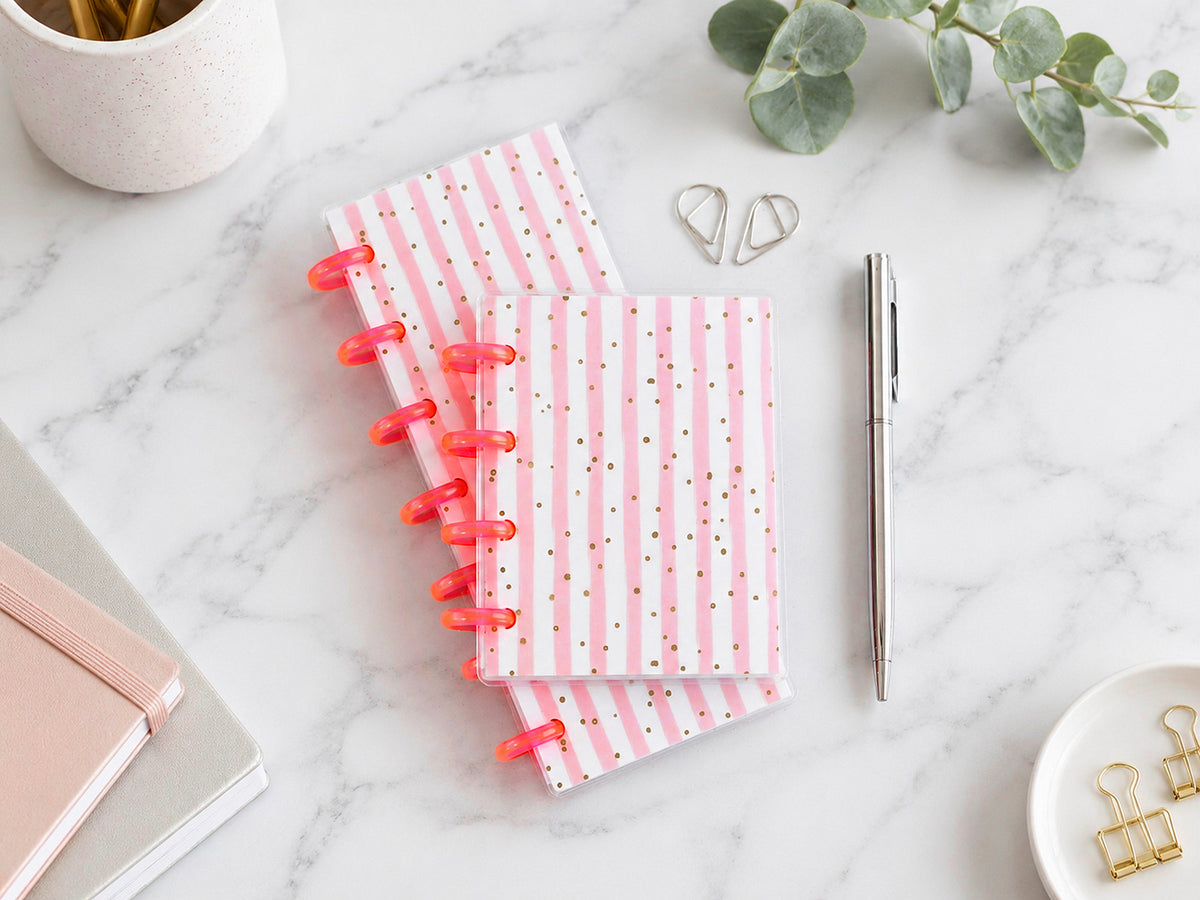 Discbound Planner Notebooks - Monthly & Weekly (HP Skinny Mini and HP Micro Size)