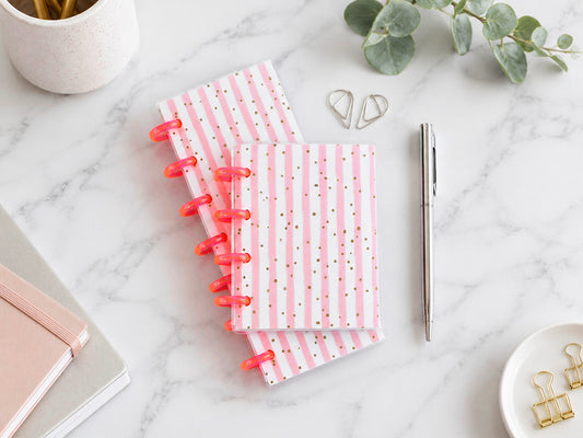 Discbound Planner Notebooks - Monthly & Weekly (HP Skinny Mini and HP Micro Size)