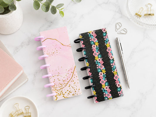 Discbound Planner Notebook 2026 - Monthly & Weekly Agenda (HP Skinny Mini Size)