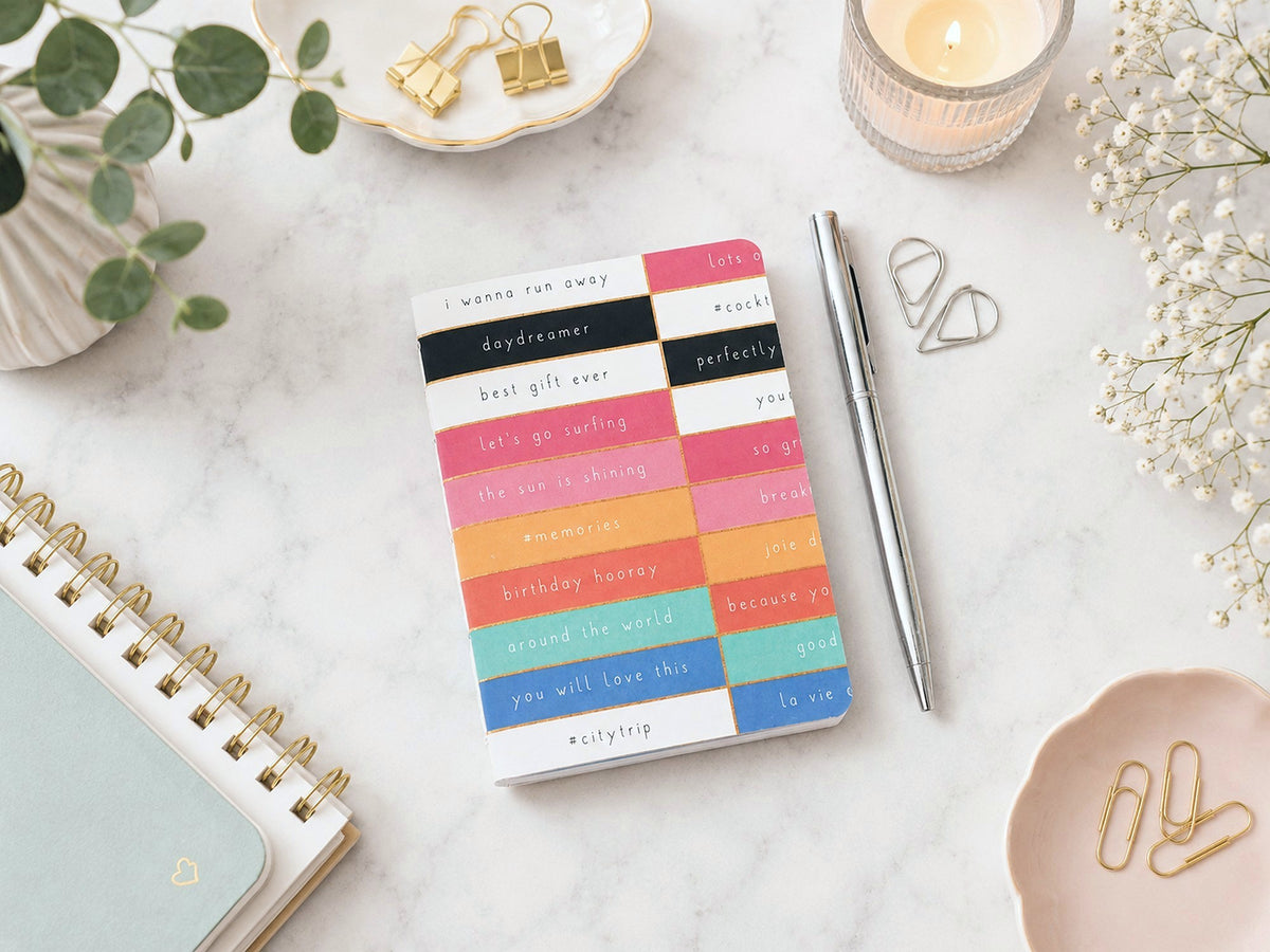 Travel Journal Insert - Mixed Paper (Passport Size)