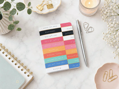 Travel Journal Insert - Mixed Paper (Passport Size)
