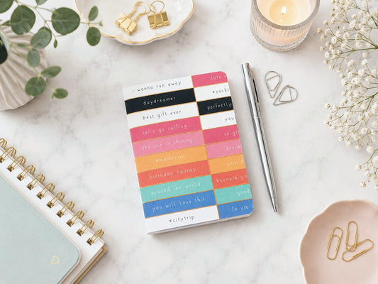 Travel Journal Insert - Mixed Paper (Passport Size)