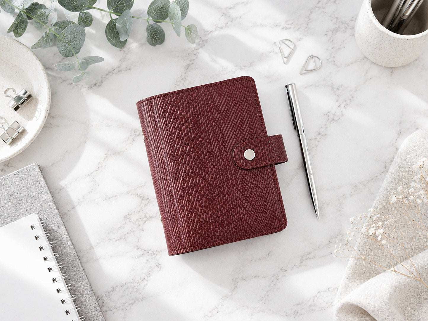 Planner Notebook Cover, Ring Organizer (Pocket Size)