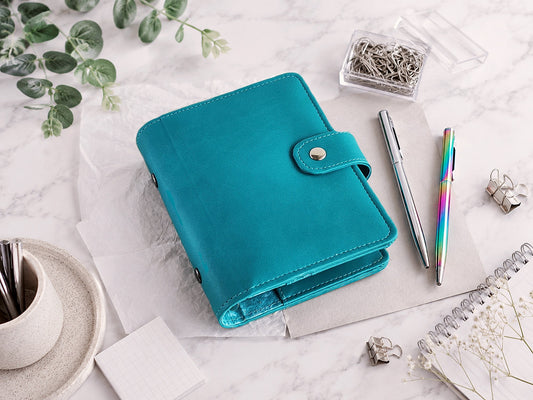 Pocket Ring Notebook Cover - Binder Organizer (Pocket size)