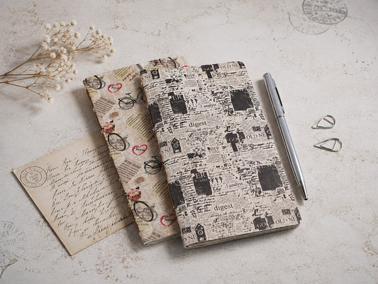 Travel Journal Inserts - Vintage Style (Personal size)