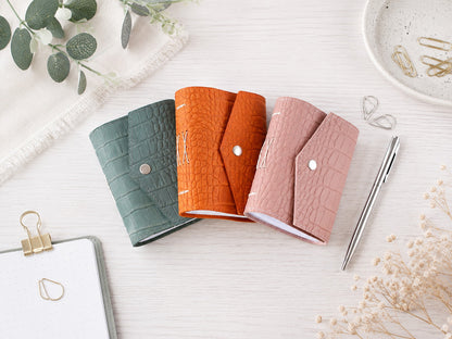 Leather Mini Softbook Journal - Turquoise