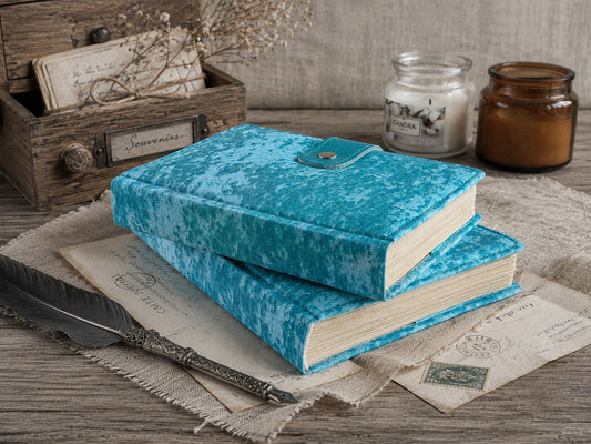 Vintage Notebook Fabric Cover - Old Paper Book (B6, A6 size)