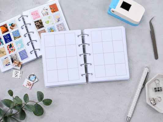 Discbound Stamp Punch Notebook - "A scrap a day" Junk Journal for Cut-Outs