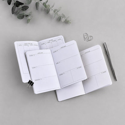 Traveler's Notebook Inserts - Monthly Weekly Refill (Field Notes Size) / TN-FN-01