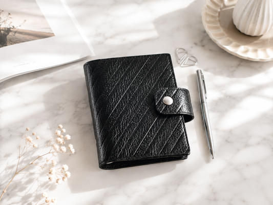 Leather Ring Binder - Planner Notebook Cover (Pocket Size)