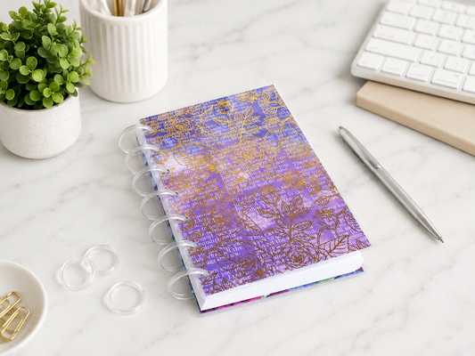 Discbound Daily Agenda - Disc Planner Notebook (HP Mini Size)
