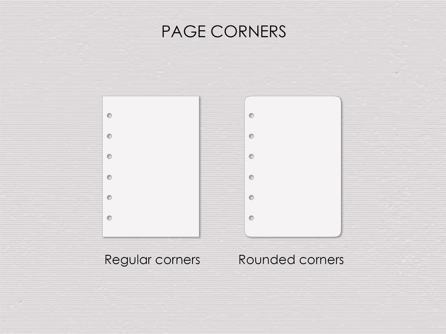 Daily Planner Inserts - Ring Binder Refill (Personal Size) / P-32