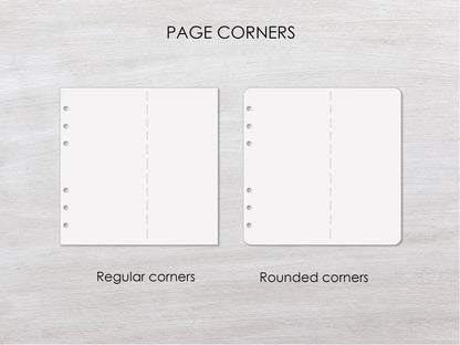 Monthly Fold Out Inserts - 6-Ring Binder Refill (Pocket Size) / Pc-16m