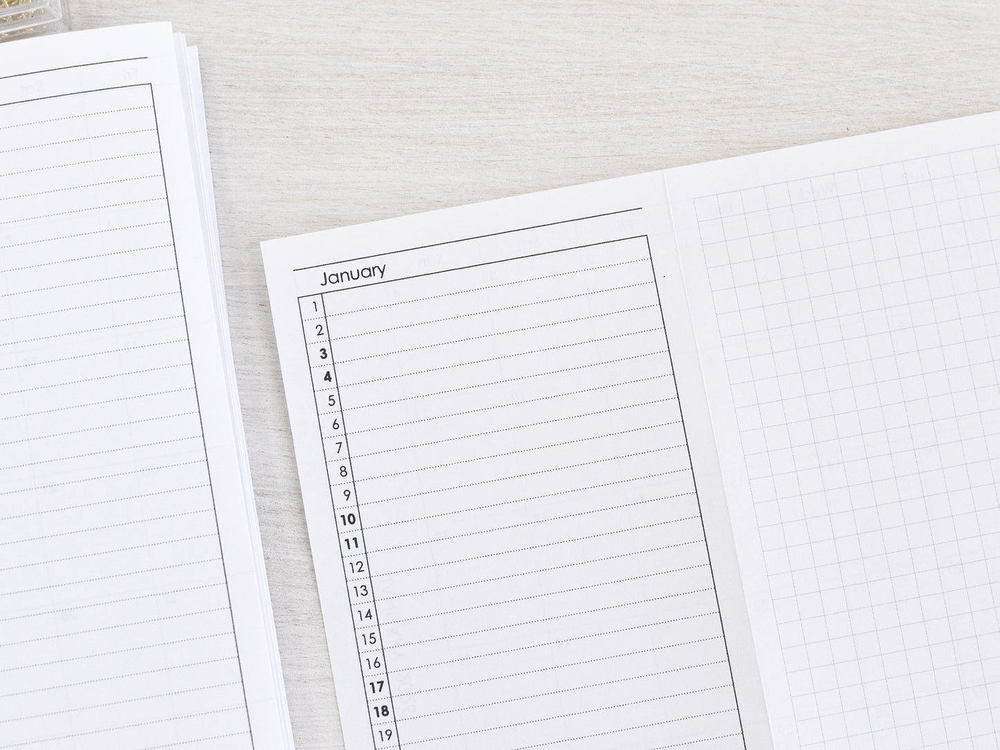 Monthly Fold Out Inserts for Ring Planner (Personal Size) / P20