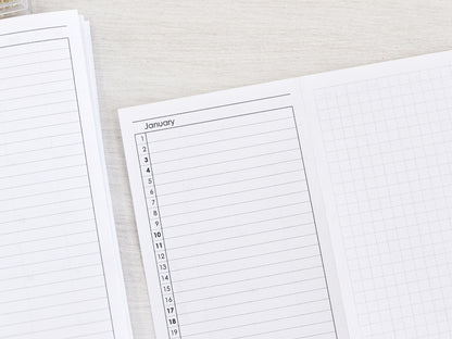 Monthly Fold Out Inserts for Ring Planner (Personal Size) / P20
