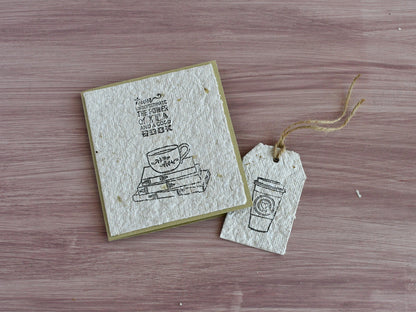 Card made from handmade paper