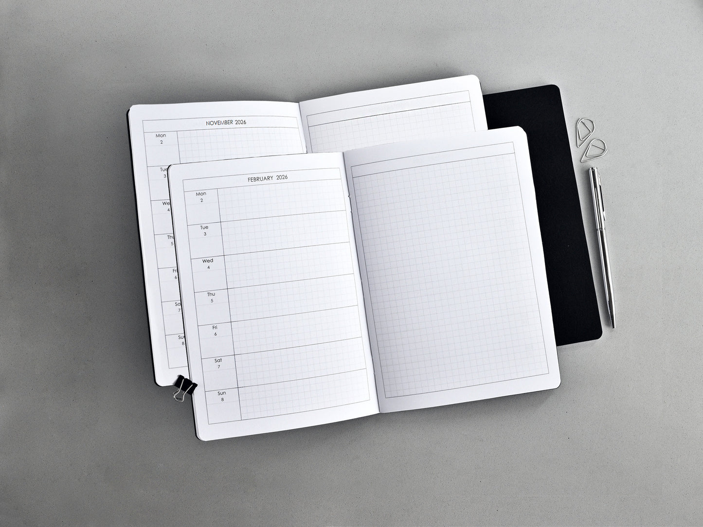 Travelers Notebook Weekly Inserts - TN Refill Hobonichi style (A5 size)