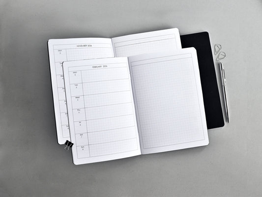 Travelers Notebook Weekly Inserts - TN Refill Hobonichi style (A5 size)
