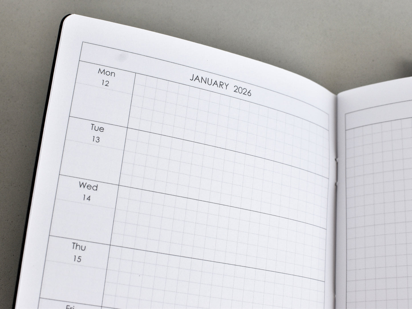 Travelers Notebook Weekly Inserts - TN Refill Hobonichi style (A5 size)