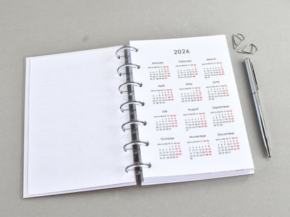 Planner calendar Happy Planner Mini size