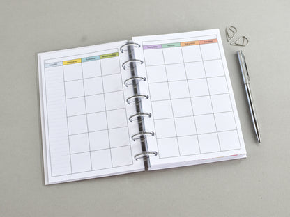 Monthly review Happy Planner Mini