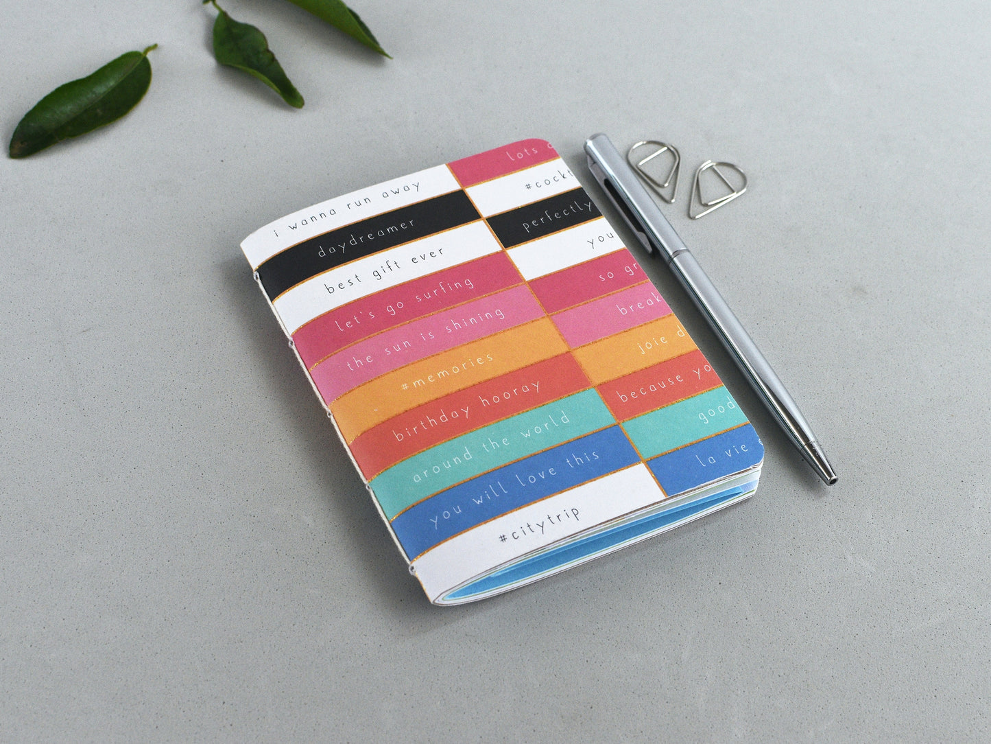 Travel Journal Insert - Mixed Paper (Passport Size)