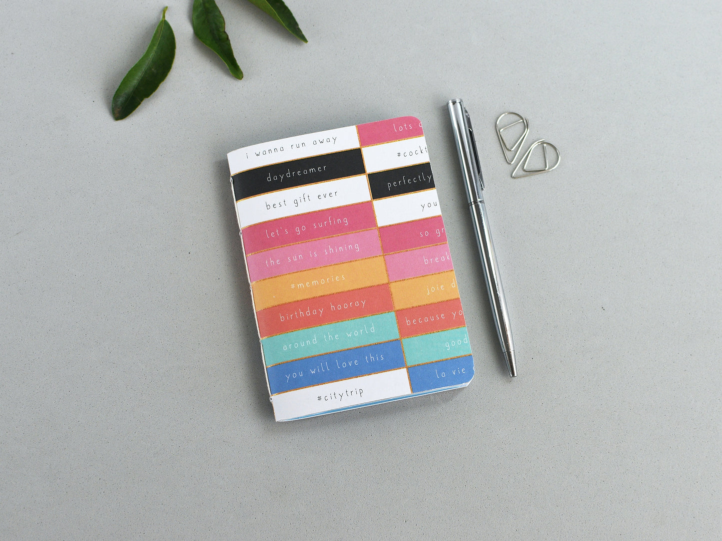 Travel Journal Insert - Mixed Paper (Passport Size)