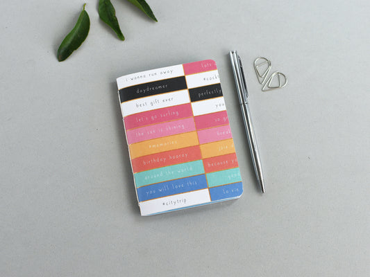 Travel Journal Insert - Mixed Paper (Passport Size)