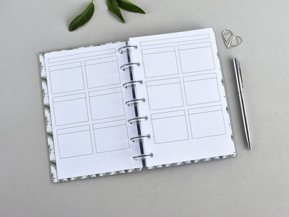Monthly Weekly Inserts - Disc Planner Refill (HP Mini Size)