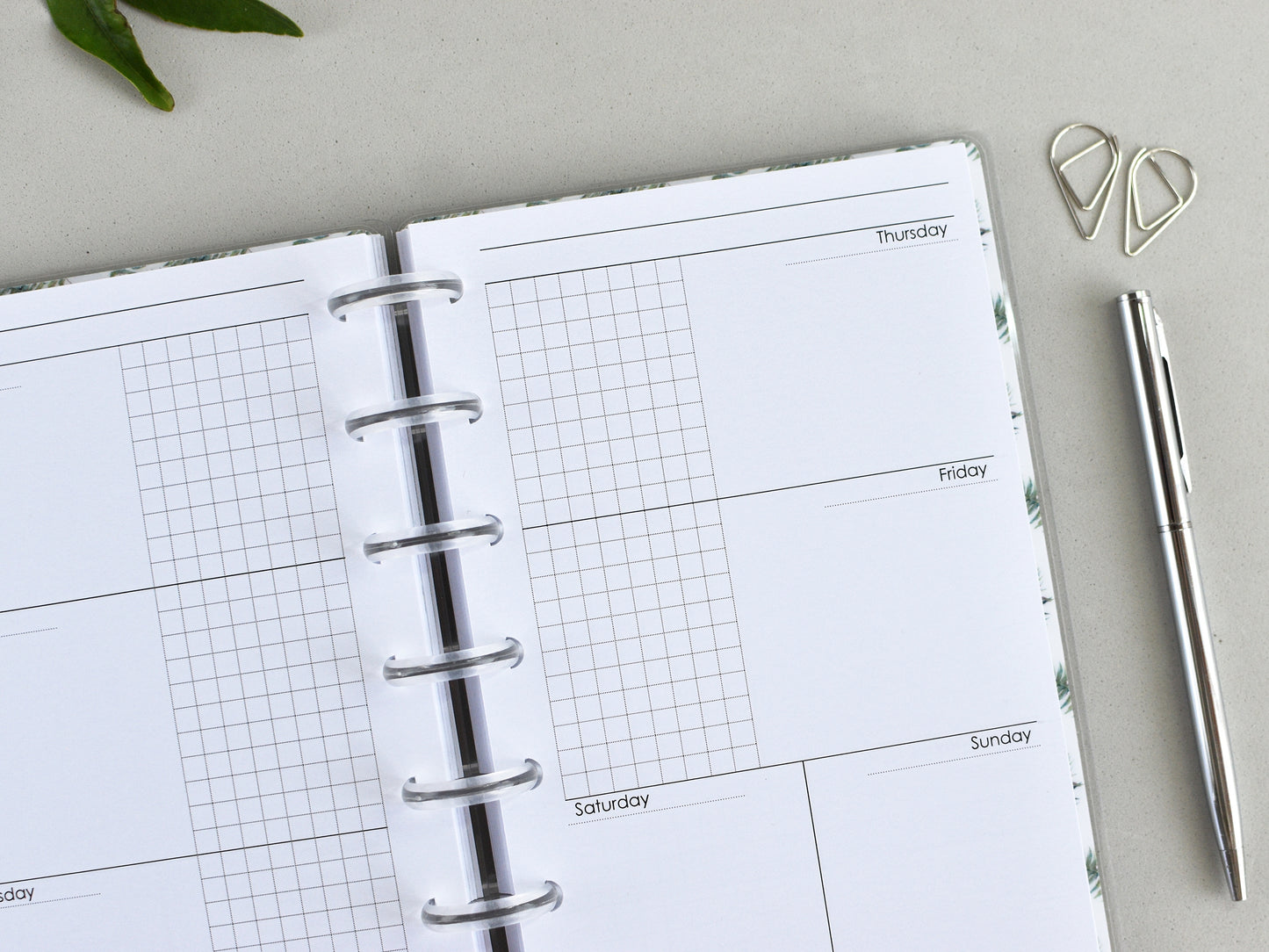 Discbound Agenda - Planner Notebook (HP Mini Size)
