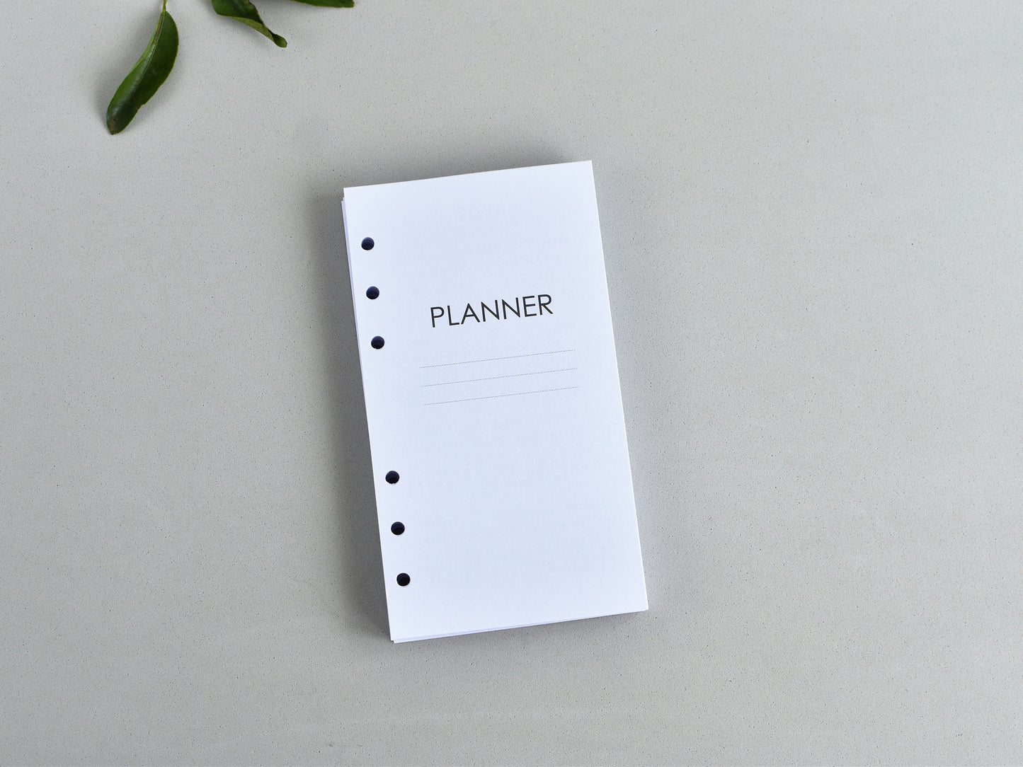 Ring Planner Inserts - Monthly And Weekly Notebook Refill (Personal size) / P02