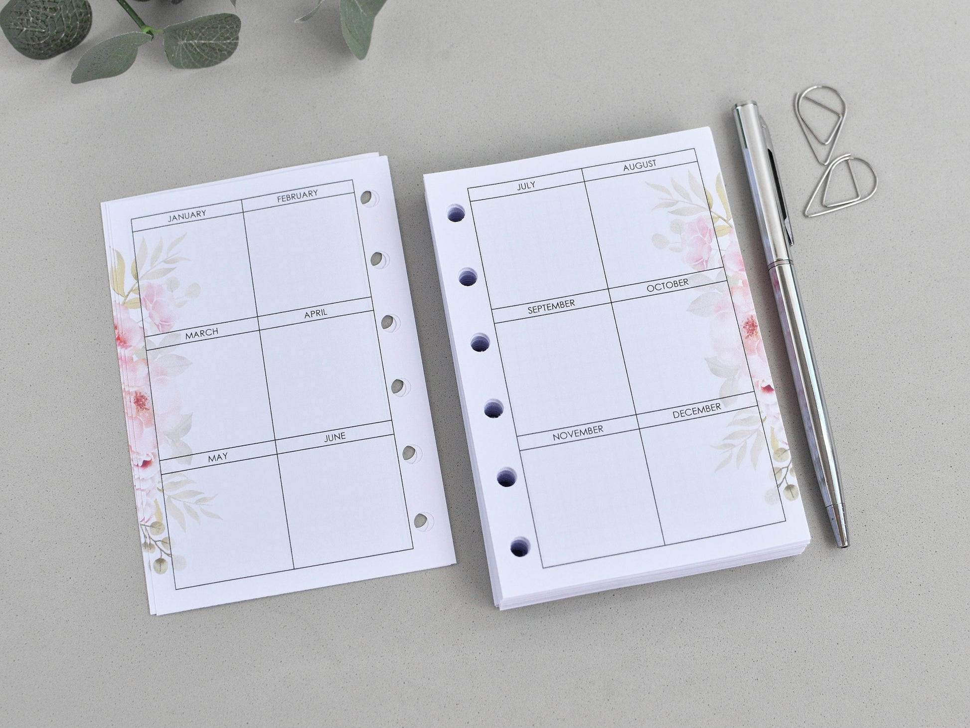 Yearly pages refill fo louis vuitton agenda