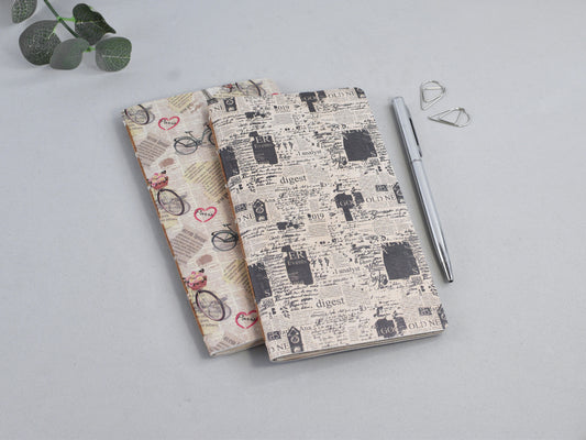 Travel Journal Inserts - Vintage Style (Personal size)