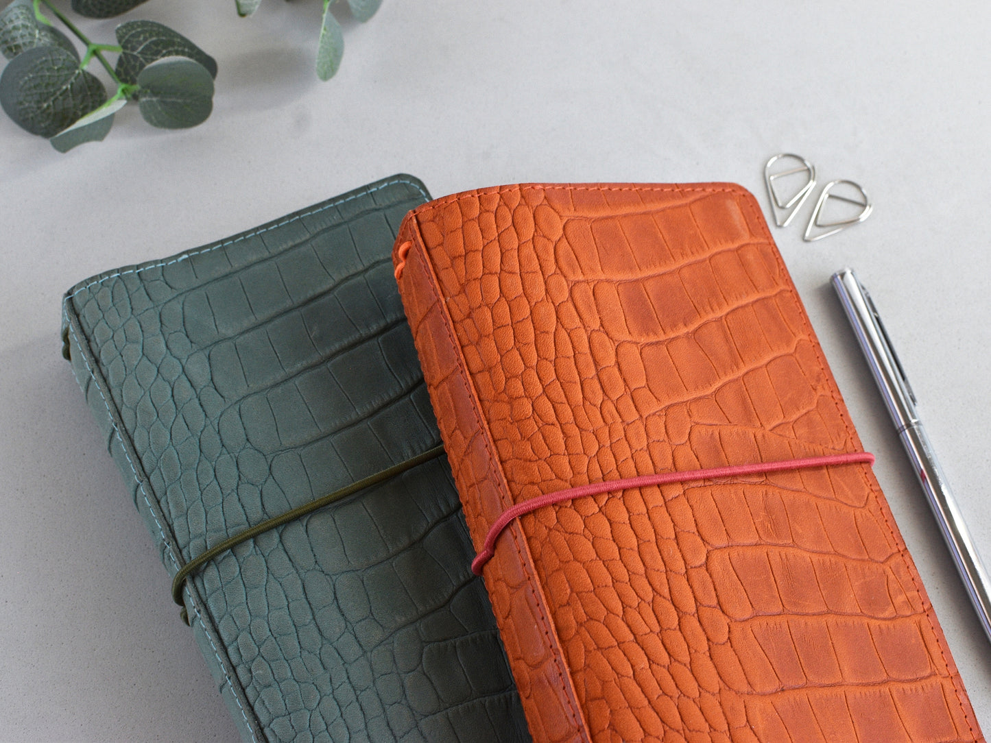 Rustic matte genuine leather, TN covers