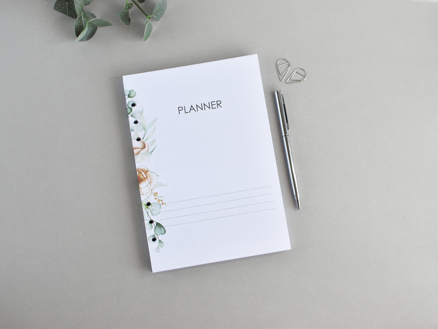 Monthly, Weekly Planner Inserts - Ring Binder Refill Bundle (A5 Size) / A5-04