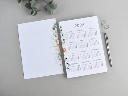 Monthly, Weekly Planner Inserts - Ring Binder Refill Bundle (A5 Size) / A5-04