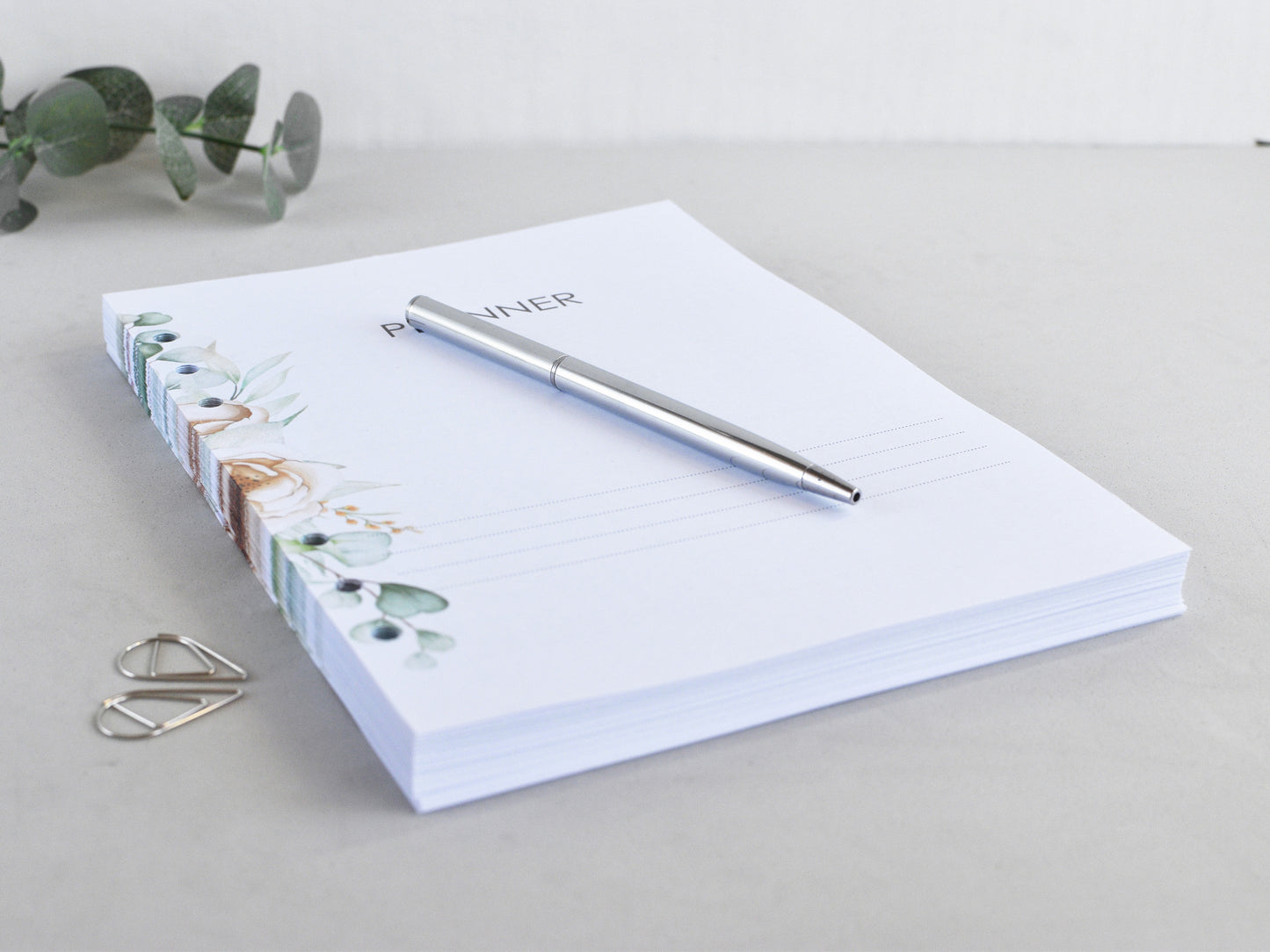 Monthly, Weekly Planner Inserts - Ring Binder Refill Bundle (A5 Size) / A5-04