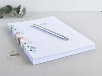Monthly, Weekly Planner Inserts - Ring Binder Refill Bundle (A5 Size) / A5-04