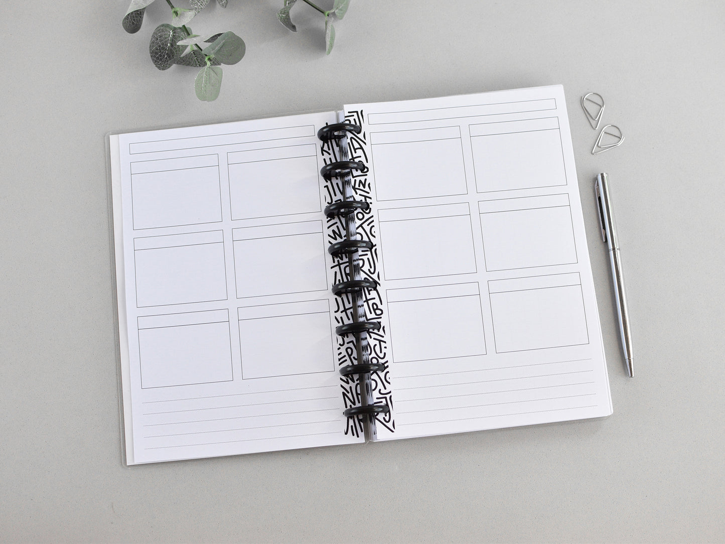 Discbound  Planner Notebook - Monthly Weekly (A5)