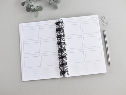Discbound  Planner Notebook - Monthly Weekly (A5)
